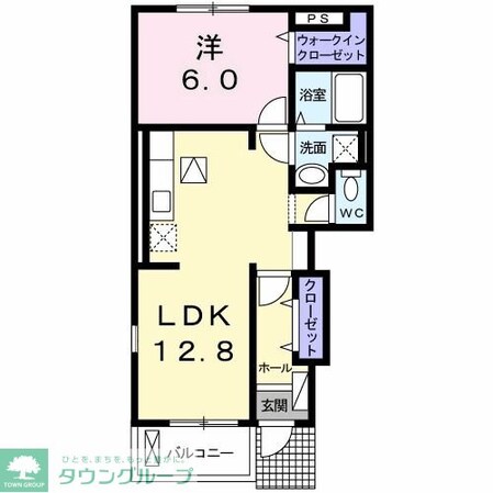 アクアクロスBの物件間取画像